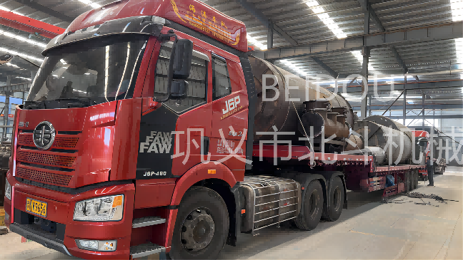 大型連續式稻殼伟德线上平台官网下载裝車即將發往江西地區